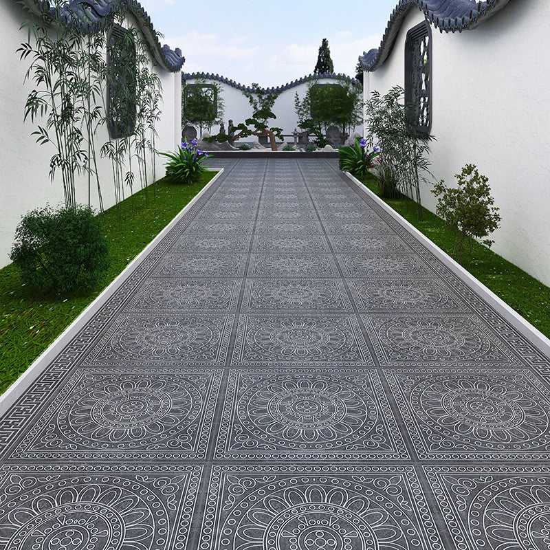 Piastrella per pavimenti per esterni in stile moderno Piastrella per pavimenti vintage con bordo dritto quadrato