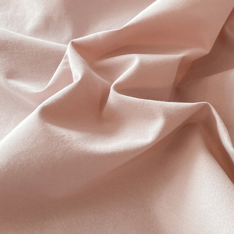 Soild Cotton Bed Sheet Set Modern Spring Extra Soft Fitted Sheet
