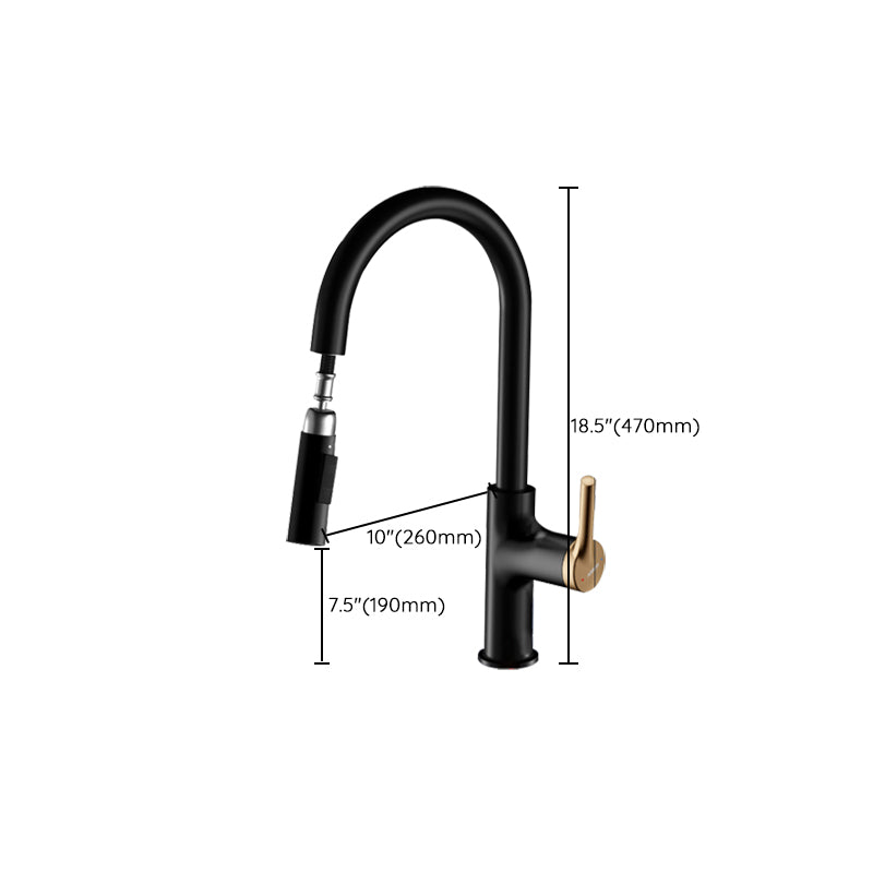 Traditional Kitchen Faucet Solid Color Standard Kitchen Faucet