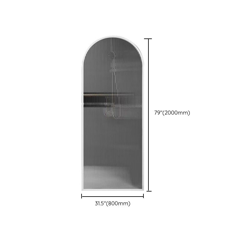 Frame Shower Bath Door Metal Shower Doors with Square Hardware