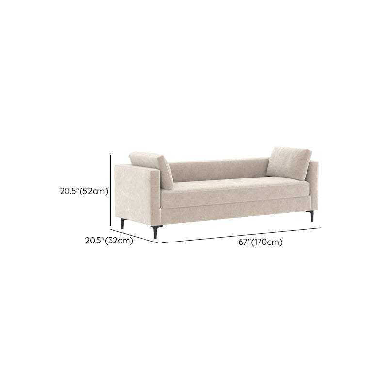 Cushioned Seating Bench Modern Entryway and Bedroom Bench , 20.5 inch W