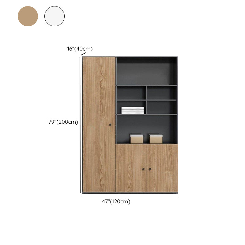 Contemporary Engineered Wood Filing Cabinet Vertical File Cabinet