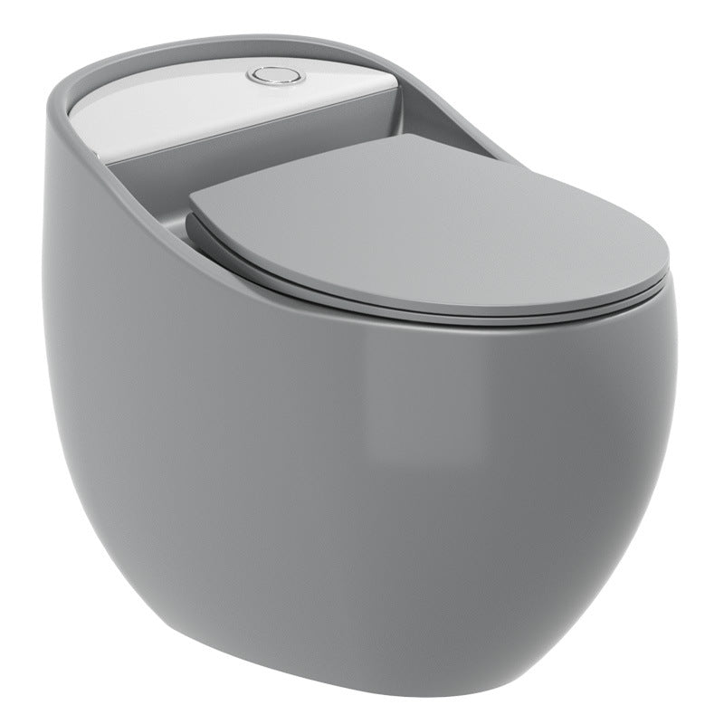 Contemporary Ceramic Flush Toilet One Piece Toilet Bowl for Bathroom