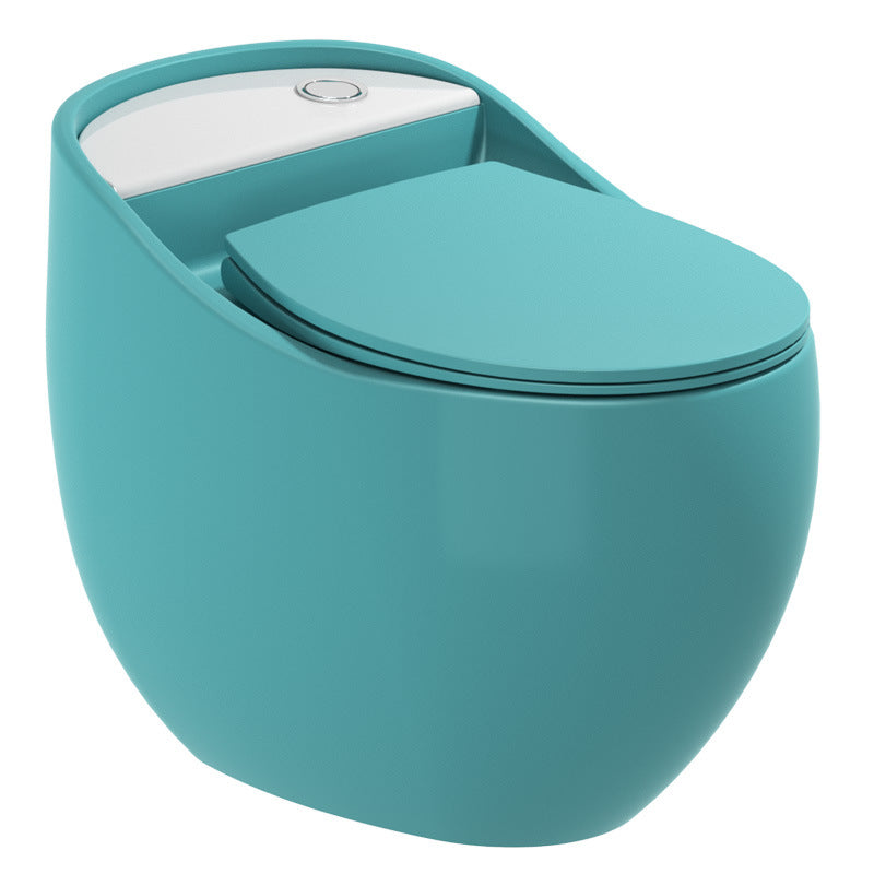 Contemporary Ceramic Flush Toilet One Piece Toilet Bowl for Bathroom