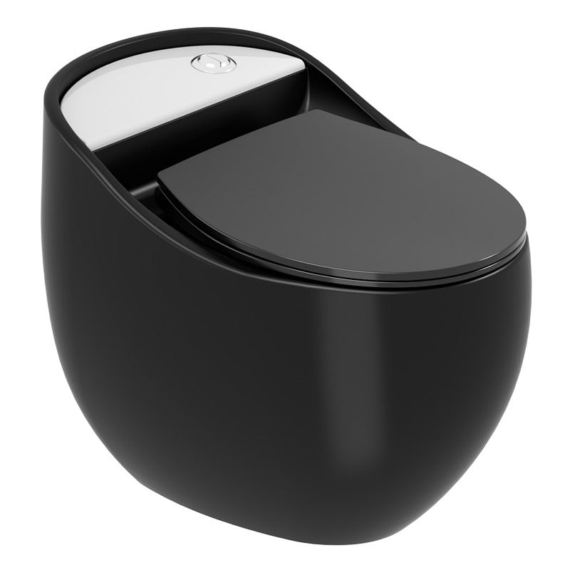 Contemporary Ceramic Flush Toilet One Piece Toilet Bowl for Bathroom