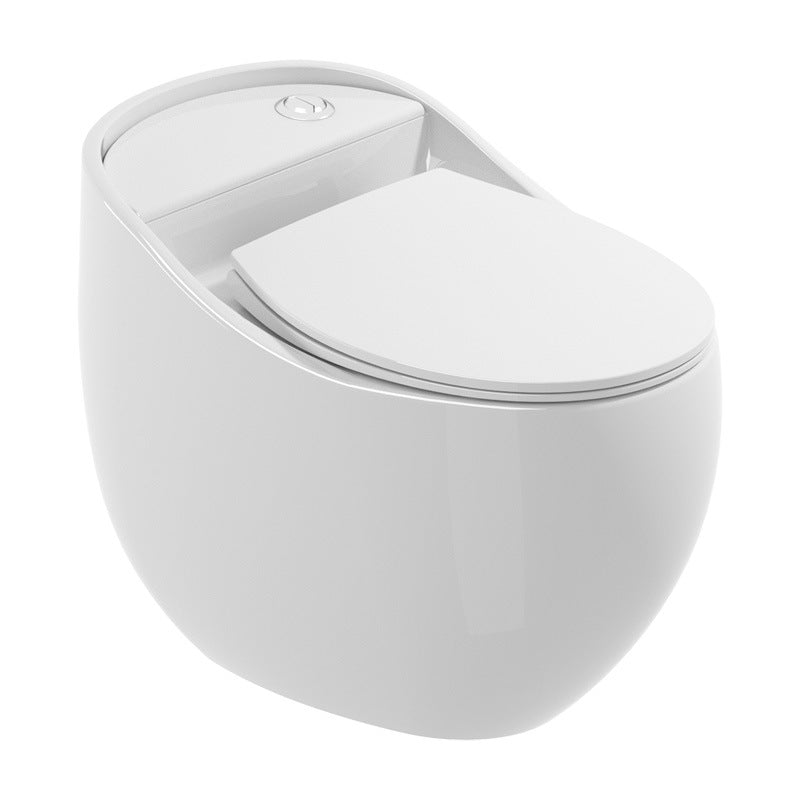 Contemporary Ceramic Flush Toilet One Piece Toilet Bowl for Bathroom
