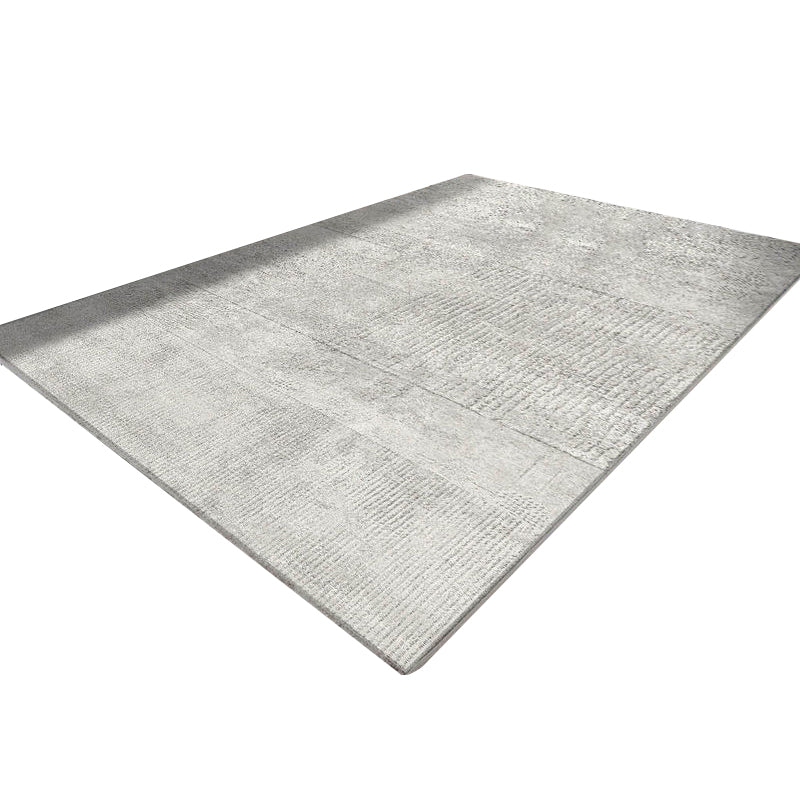 Brown Modern Carpet Striped Polyester Carpet Washable Carpet for Home Decor
