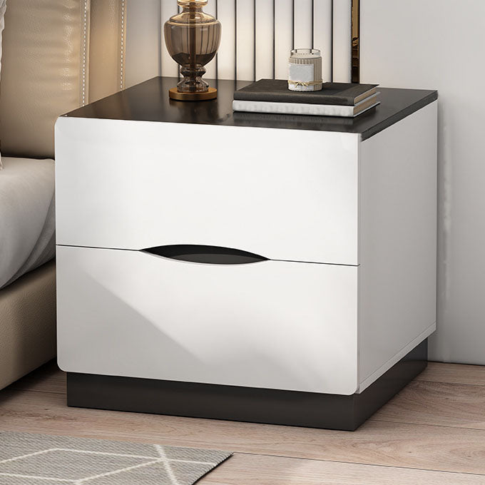Modern Bed Nightstand Manufactured Wood Night Table with Drawers for Bedroom