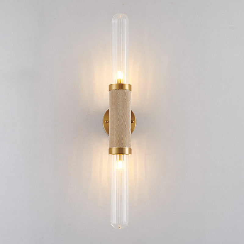 Glass Wall Lamp Industrial Wall Mounted Lighting for Living Room