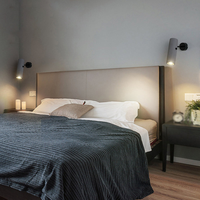 1-Light Wall Lamp Modern Concrete Shade Wall Mounted Lighting for Bedroom