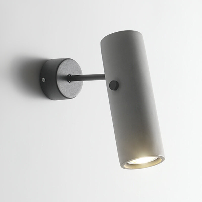 1-Light Wall Lamp Modern Concrete Shade Wall Mounted Lighting for Bedroom