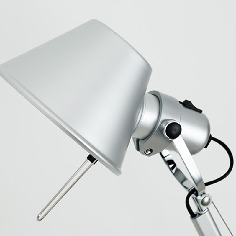 Modern Wall Sconce Linear Shape Vanity Lamp with Metal Shade in Silver for Bathroom