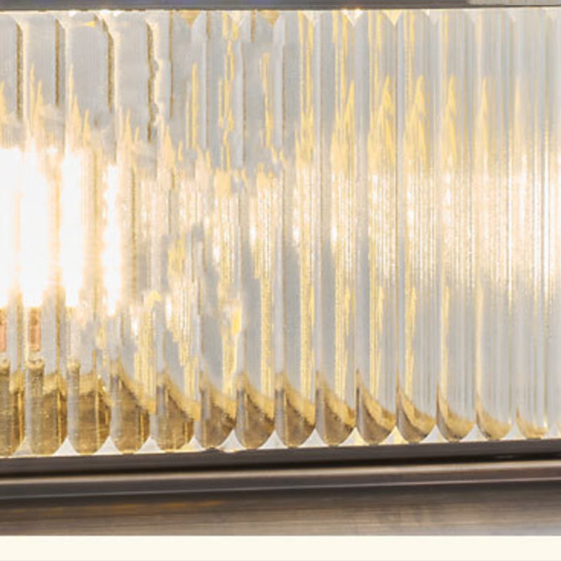 Rectangle Shape Metal Solar Pillar Lamp Modern Outdoor Waterproof Light in Bronze