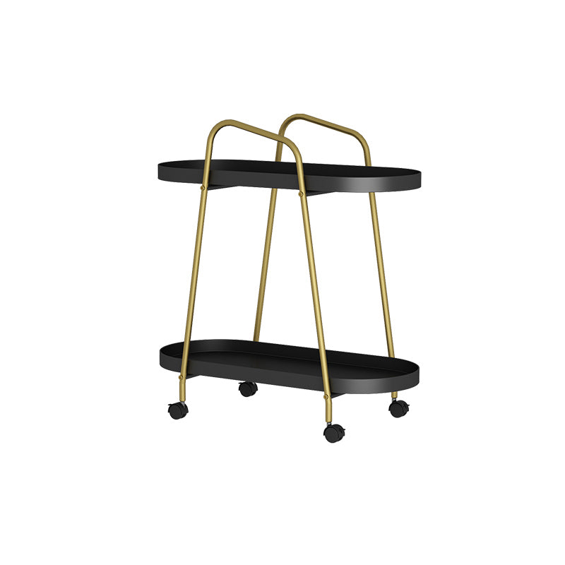 11" Wide Glam Corner Table Rectangular Accent Side Table with Storage