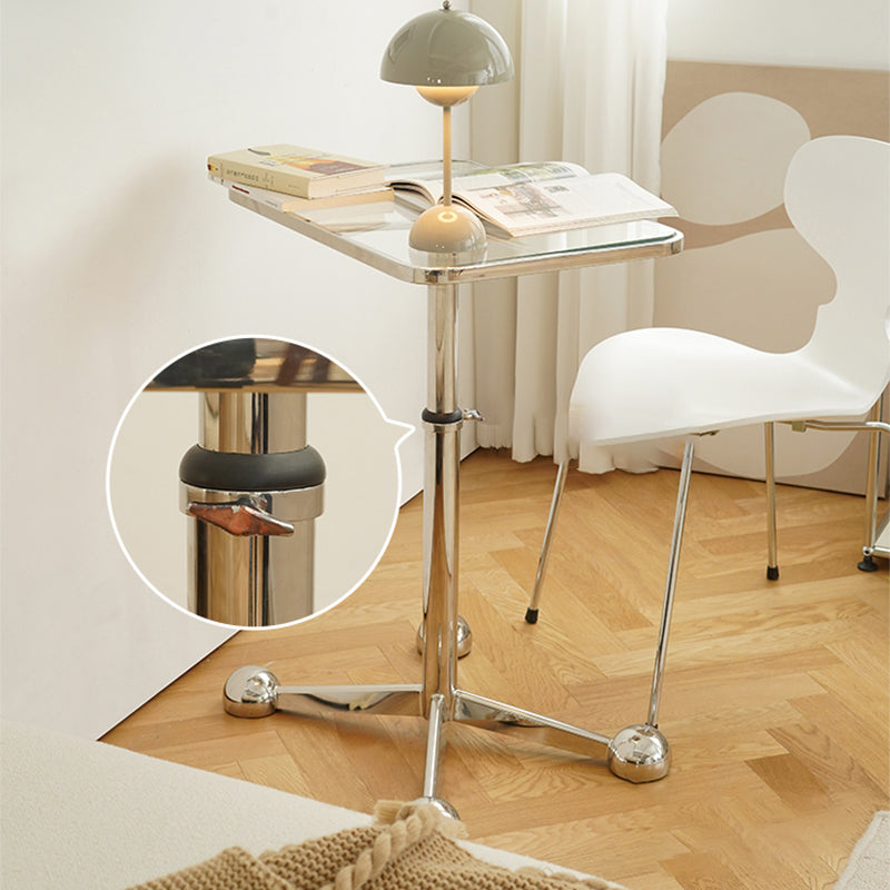 15" Wide Contemporary Corner Table Rectangular Accent Side Table