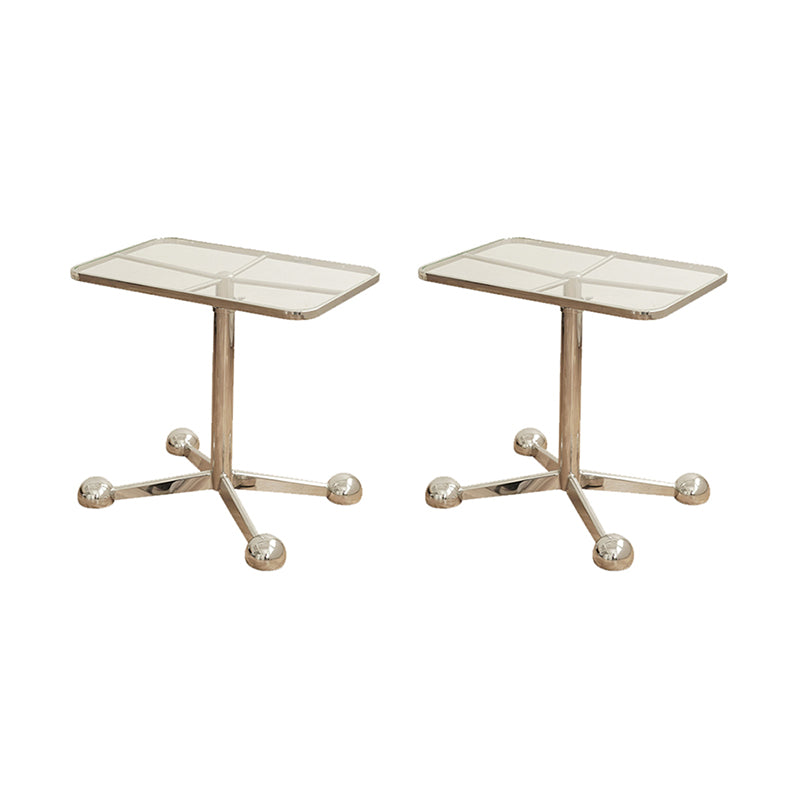 15" Wide Contemporary Corner Table Rectangular Accent Side Table