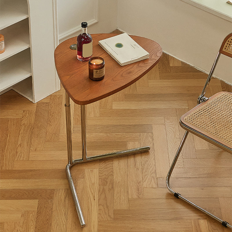 18" Wide Contemporary Corner Table Triangle Accent Side Table