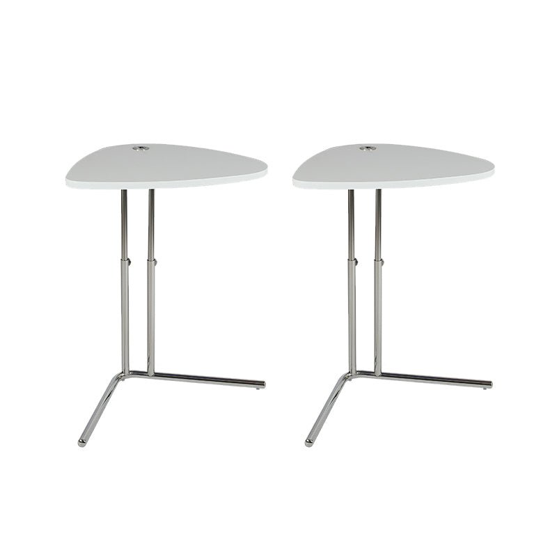 18" Wide Contemporary Corner Table Triangle Accent Side Table