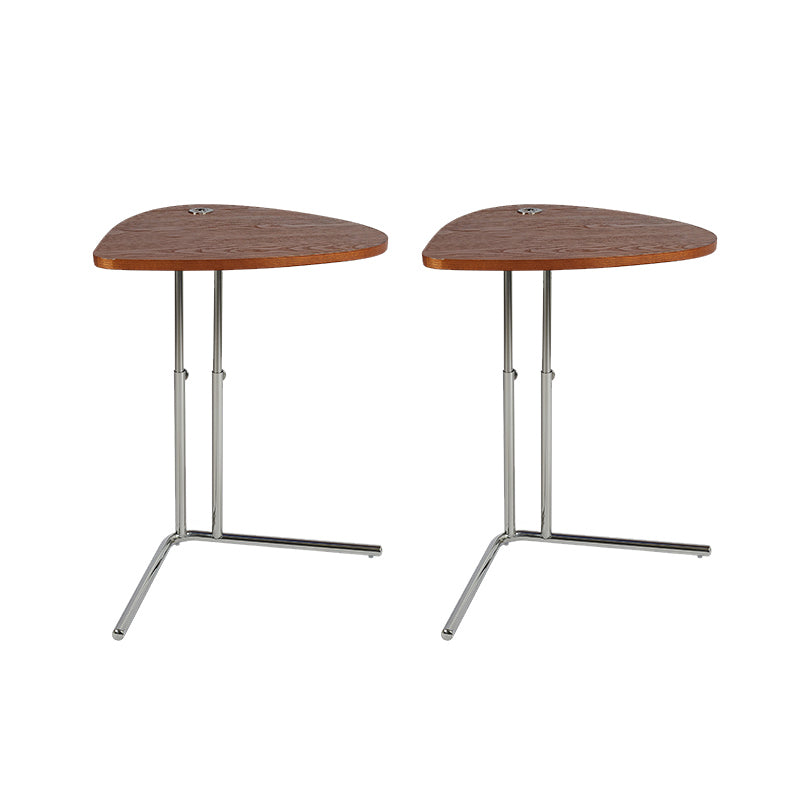 18" Wide Contemporary Corner Table Triangle Accent Side Table