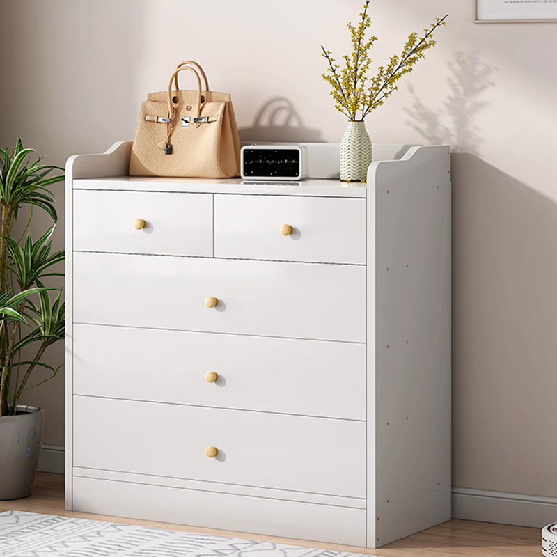 Minimalist Wooden Accent Cabinet Bar Pulls Handle Design Storage Cabinet