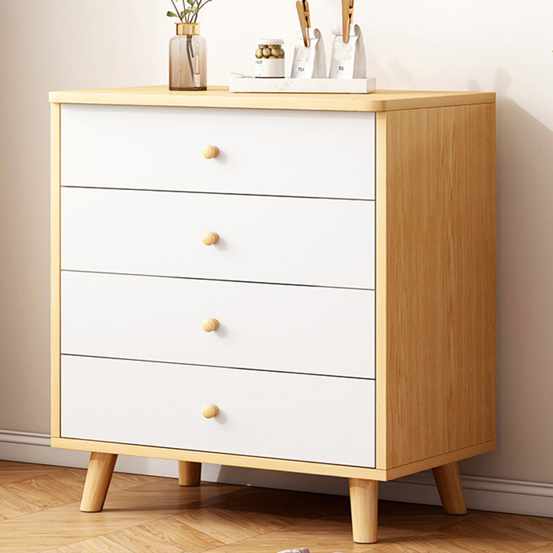 Minimalist Wooden Accent Cabinet Bar Pulls Handle Design Storage Cabinet