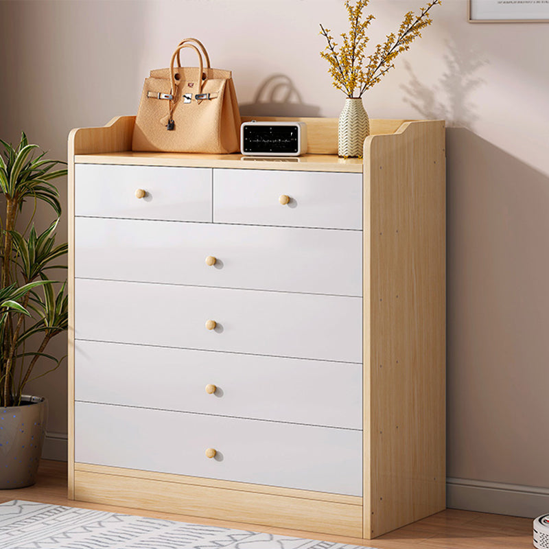 Minimalist Wooden Accent Cabinet Bar Pulls Handle Design Storage Cabinet