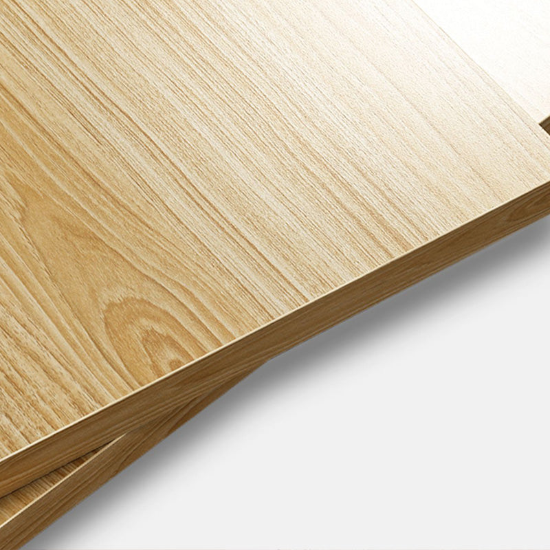 Wooden Accent Cabinet Grooves Handle Design Storage Cabinet with Drawer