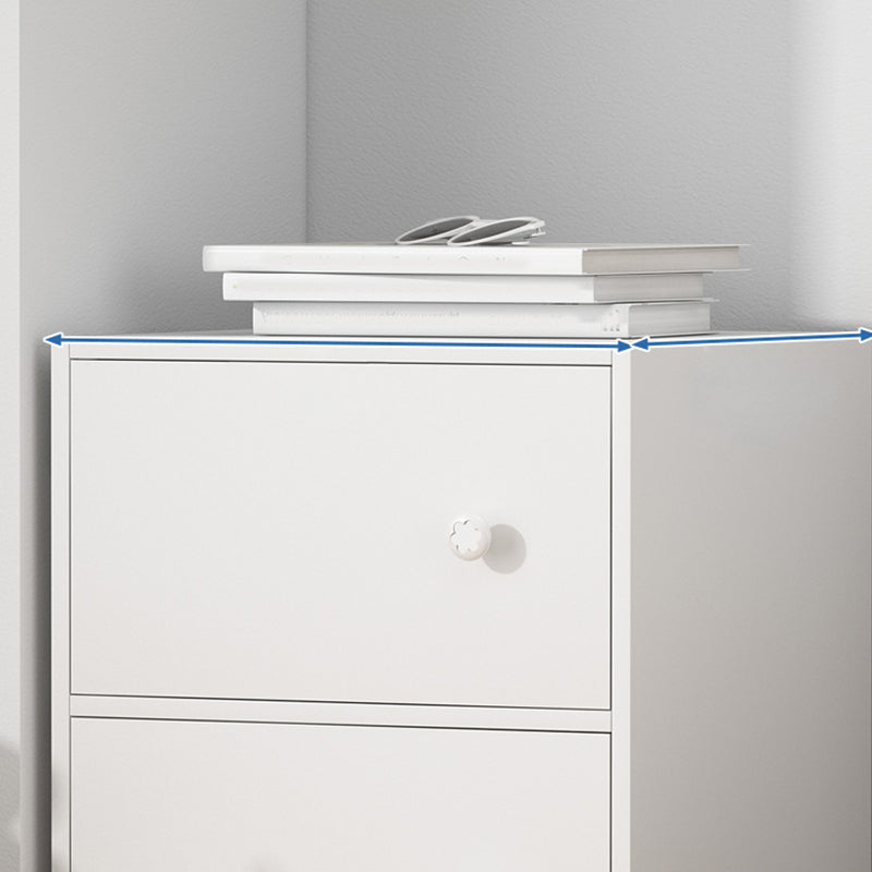 Minimalist Wooden Accent Cabinet Rectangle Storage Cabinet with Drawer