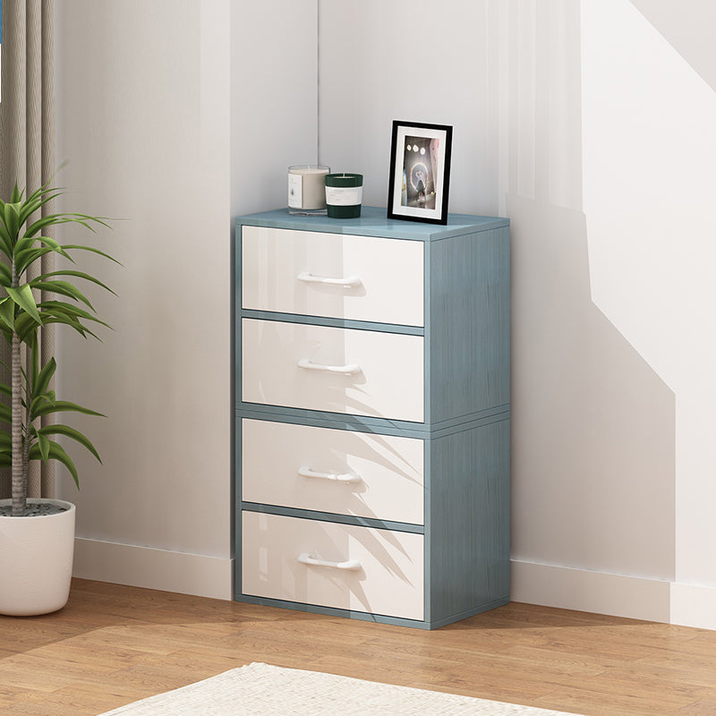 Contemporary Wood Storage Cabinet Modern Drawers Included Accent Chest