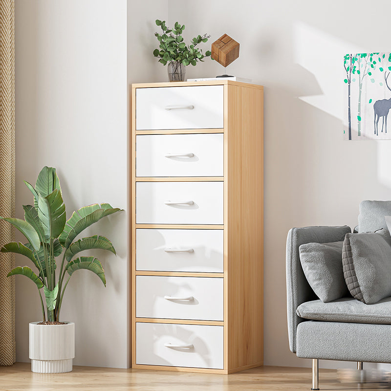 Contemporary Wood Storage Cabinet Modern Drawers Included Accent Chest