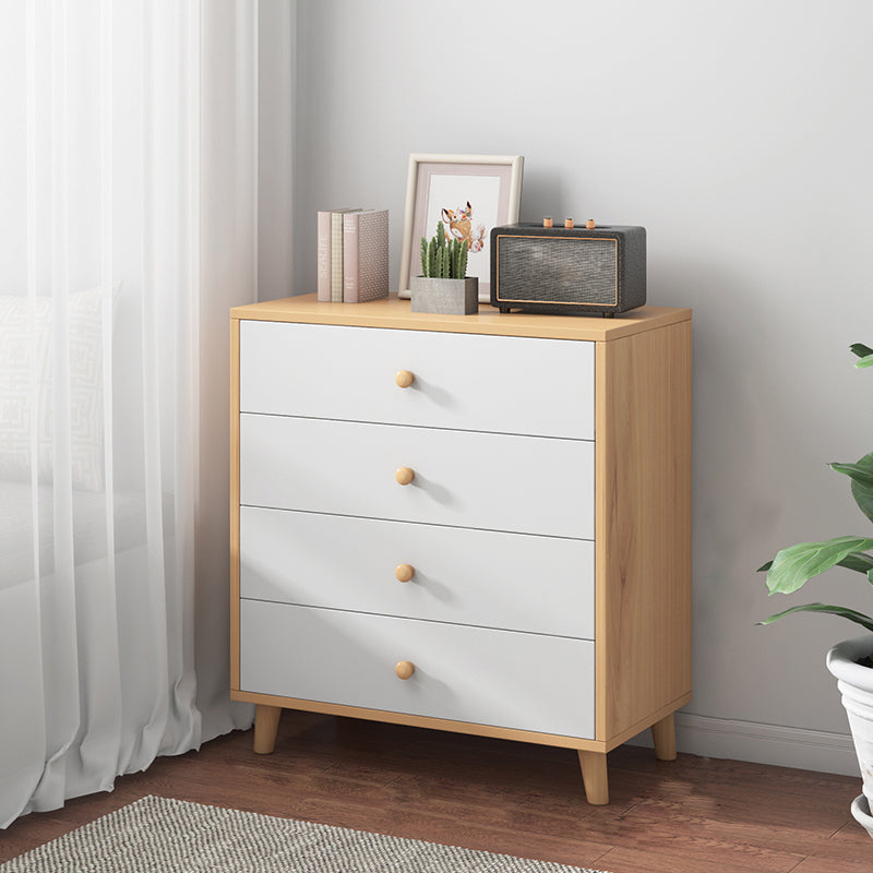 Contemporary Wood Storage Cabinet Modern Drawers Included Accent Chest