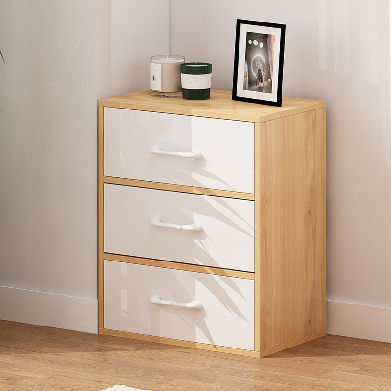 Contemporary Wood Storage Cabinet Modern Drawers Included Accent Chest