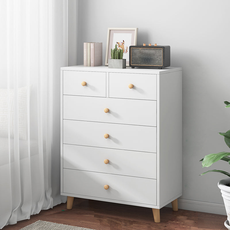 Contemporary Wood Storage Cabinet Modern Drawers Included Accent Chest
