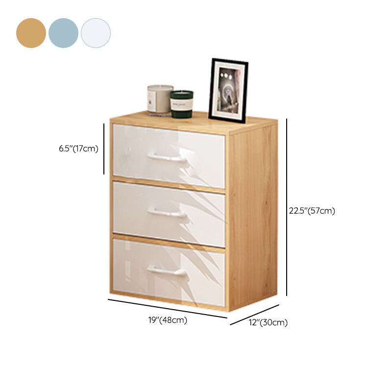 Contemporary Wood Storage Cabinet Modern Drawers Included Accent Chest