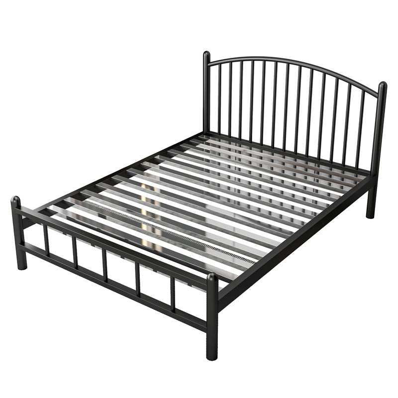 Modern Metal Standard Bed with Metal Legs Bed Frame with Headboard