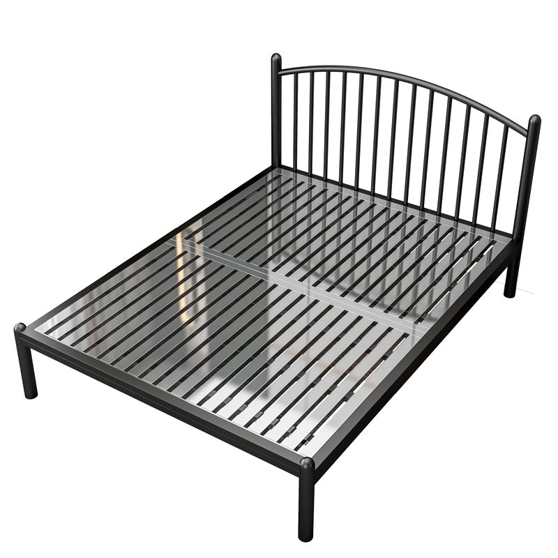 Modern Metal Standard Bed with Metal Legs Bed Frame with Headboard