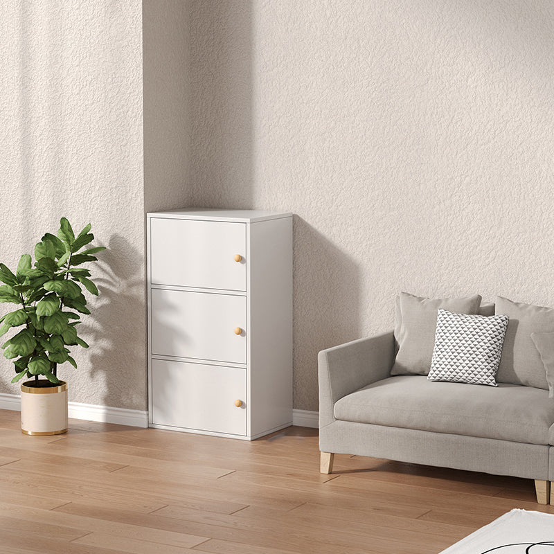 Modern Wooden Accent Cabinet Rectangle Storage Cabinet with Drawer