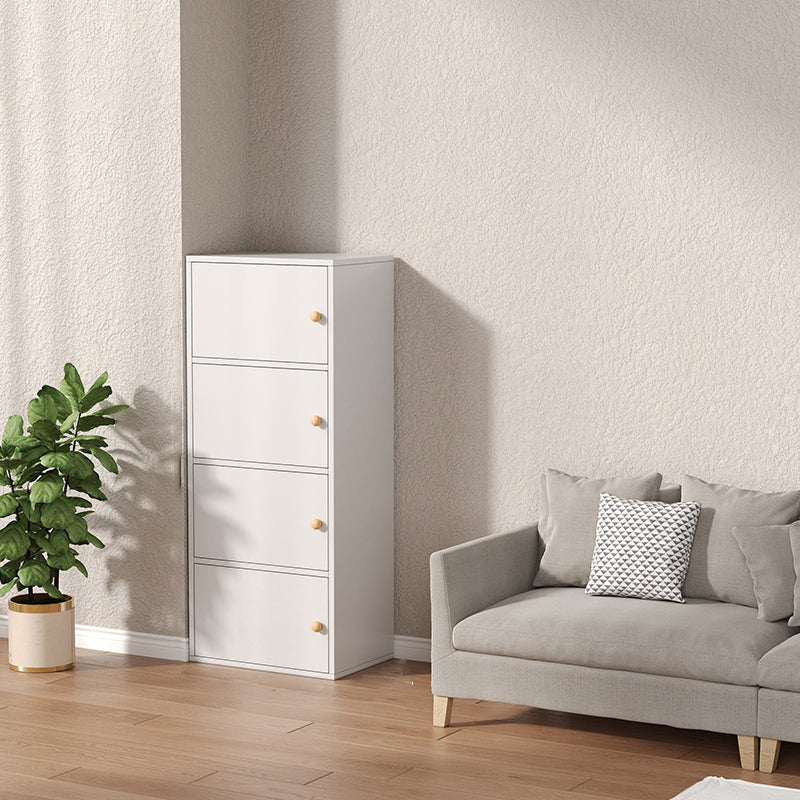 Modern Wooden Accent Cabinet Rectangle Storage Cabinet with Drawer