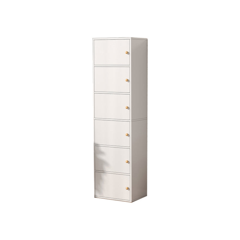 Modern Wooden Accent Cabinet Rectangle Storage Cabinet with Drawer