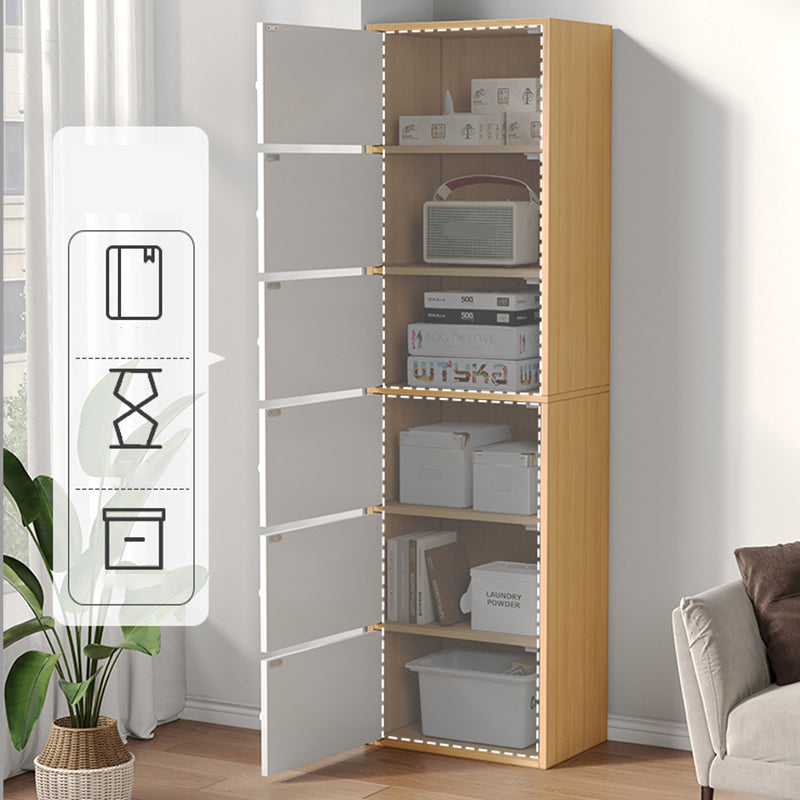 Modern Wooden Accent Cabinet Rectangle Storage Cabinet with Drawer