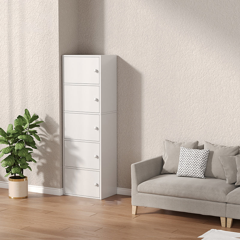 Modern Wooden Accent Cabinet Rectangle Storage Cabinet with Drawer