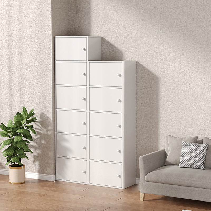 Modern Wooden Accent Cabinet Rectangle Storage Cabinet with Drawer