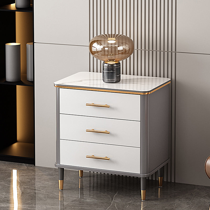 Modern Rectangle Accent Chest Wood Soft Close Drawers Storage Cabinet