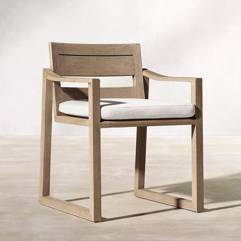 Solid Wood Dining Set Mildew Resistant 1/5/7 Pieces Dining Set