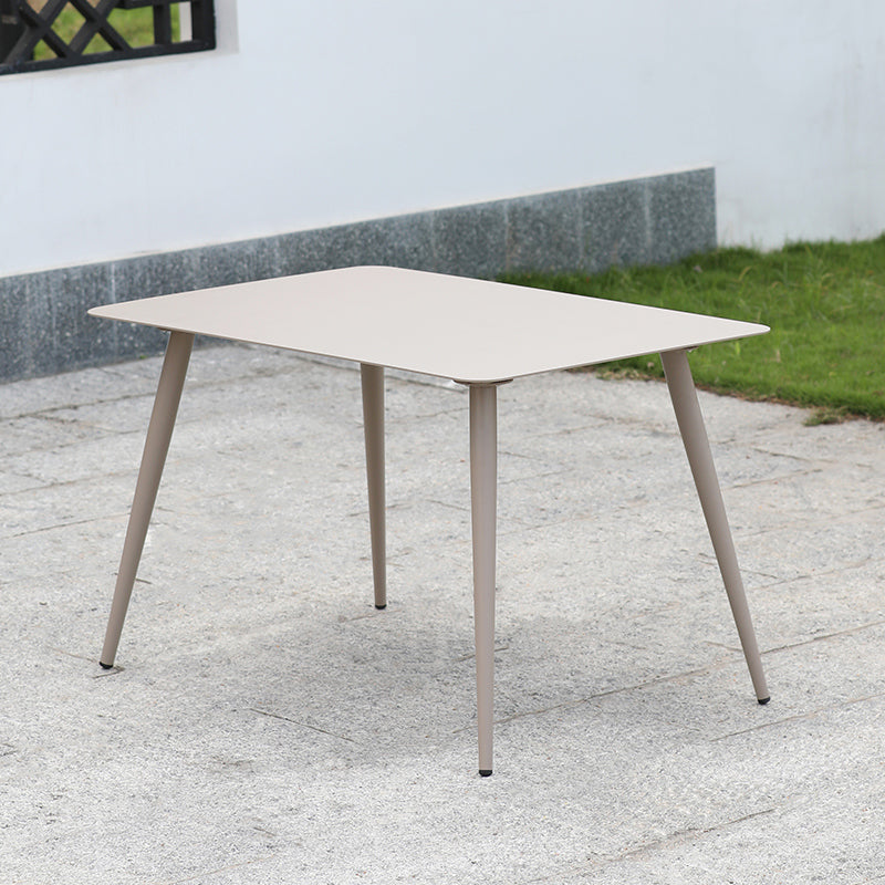 Boho Metal Dining Table Set 1/5/7/9 Pieces Patio Dining Table Set