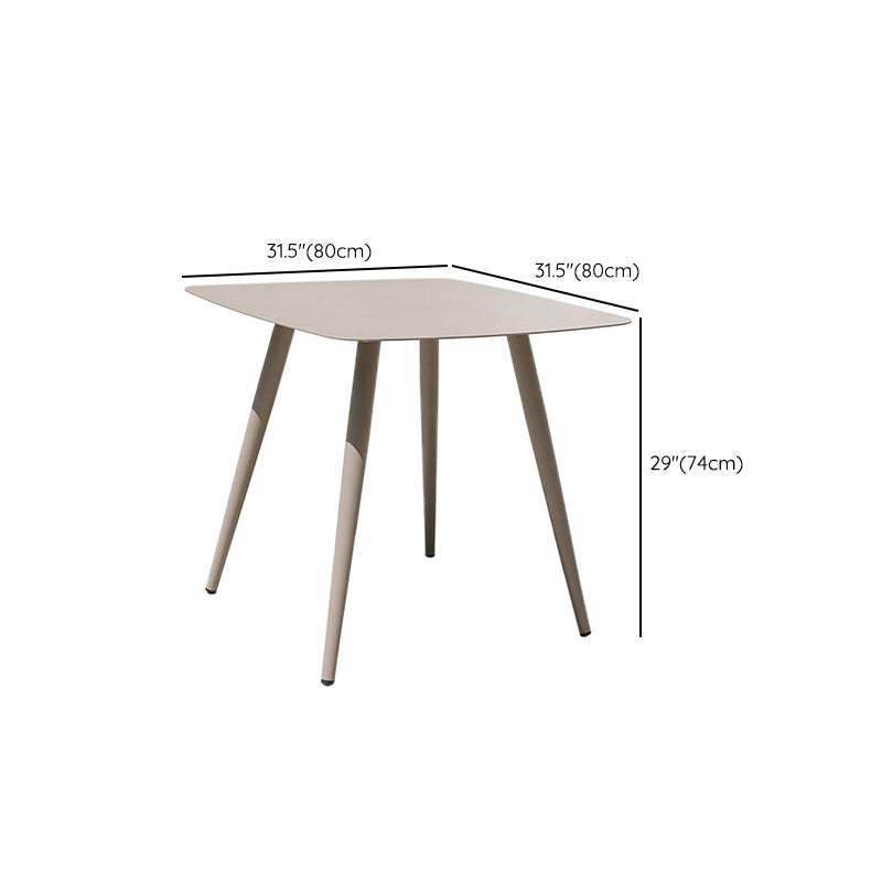 Boho Metal Dining Table Set 1/5/7/9 Pieces Patio Dining Table Set