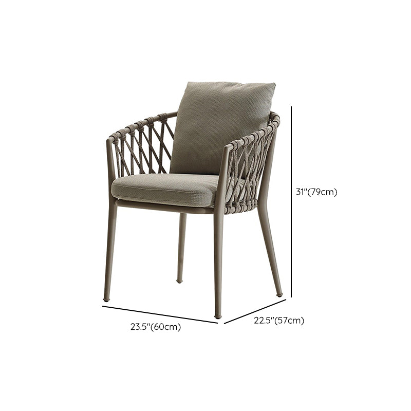 Boho Metal Dining Table Set 1/5/7/9 Pieces Patio Dining Table Set