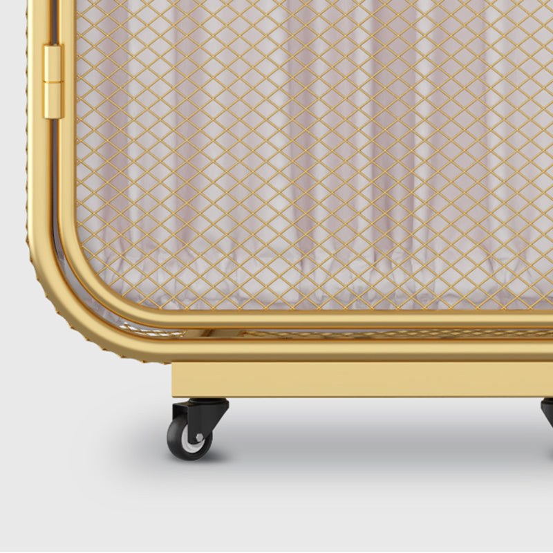 Modern Wardrobe Cabinet Metal Clothes Rail Wardrobe Armoire with Shelves