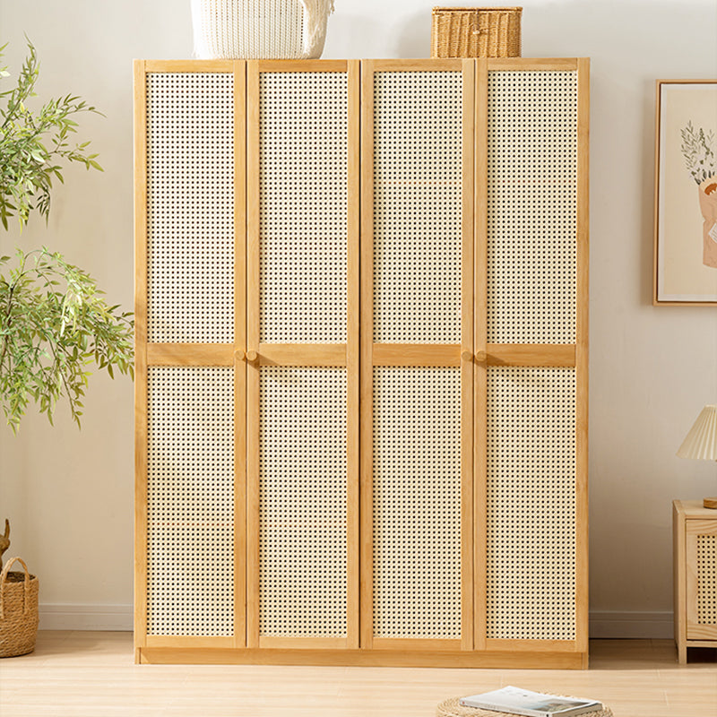 Modern Style Wardrobe Cabinet Wooden Wardrobe Armoire with Shelves