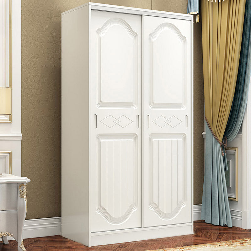 Contemporary Wardrobe Armoire Wood Combination Armoire With Doors